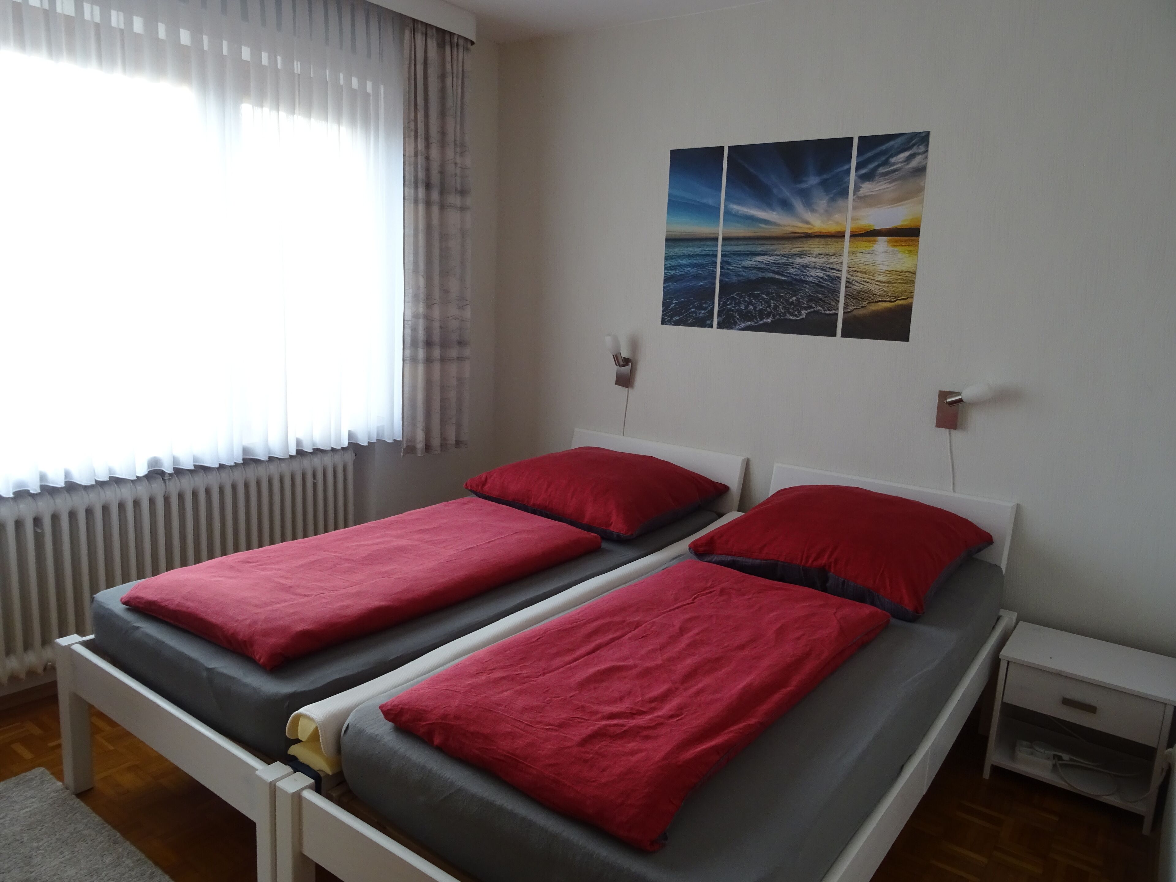 2 makuuhuonetta, vauvan matkasänky, ilmainen Wi-Fi, vuodevaatteet