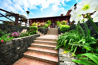 Comfortable,  with private pool and BBQ, fast WiFi, Teide and sea view