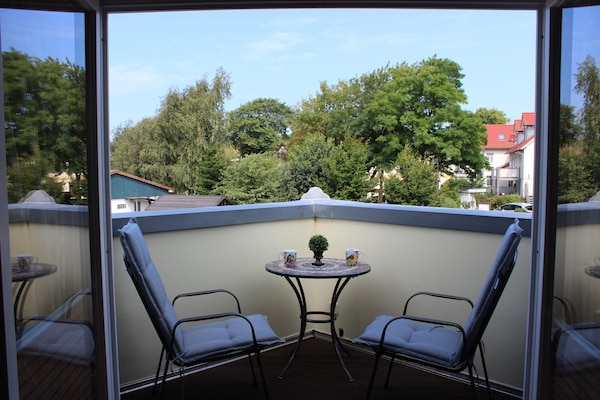 Balkon des Wohnzimmers