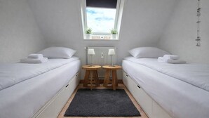 1 多间卧室、WiFi、床单