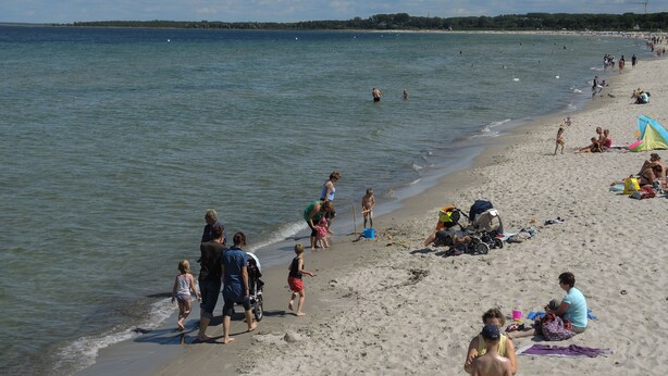 Nær stranden