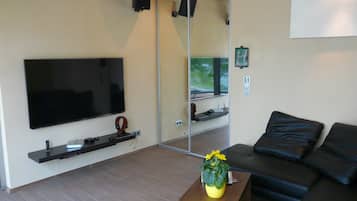 Smart-TV, Kamin, Videospielkonsole, DVD-Player
