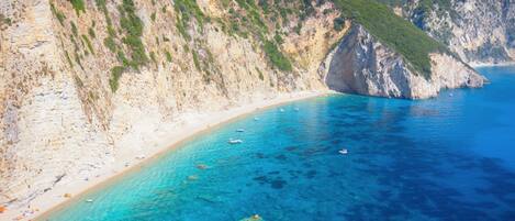 Beach nearby, sun-loungers