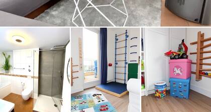 For children | sea view | playroom | sauna | fireplace | guest WC | XL beach chair