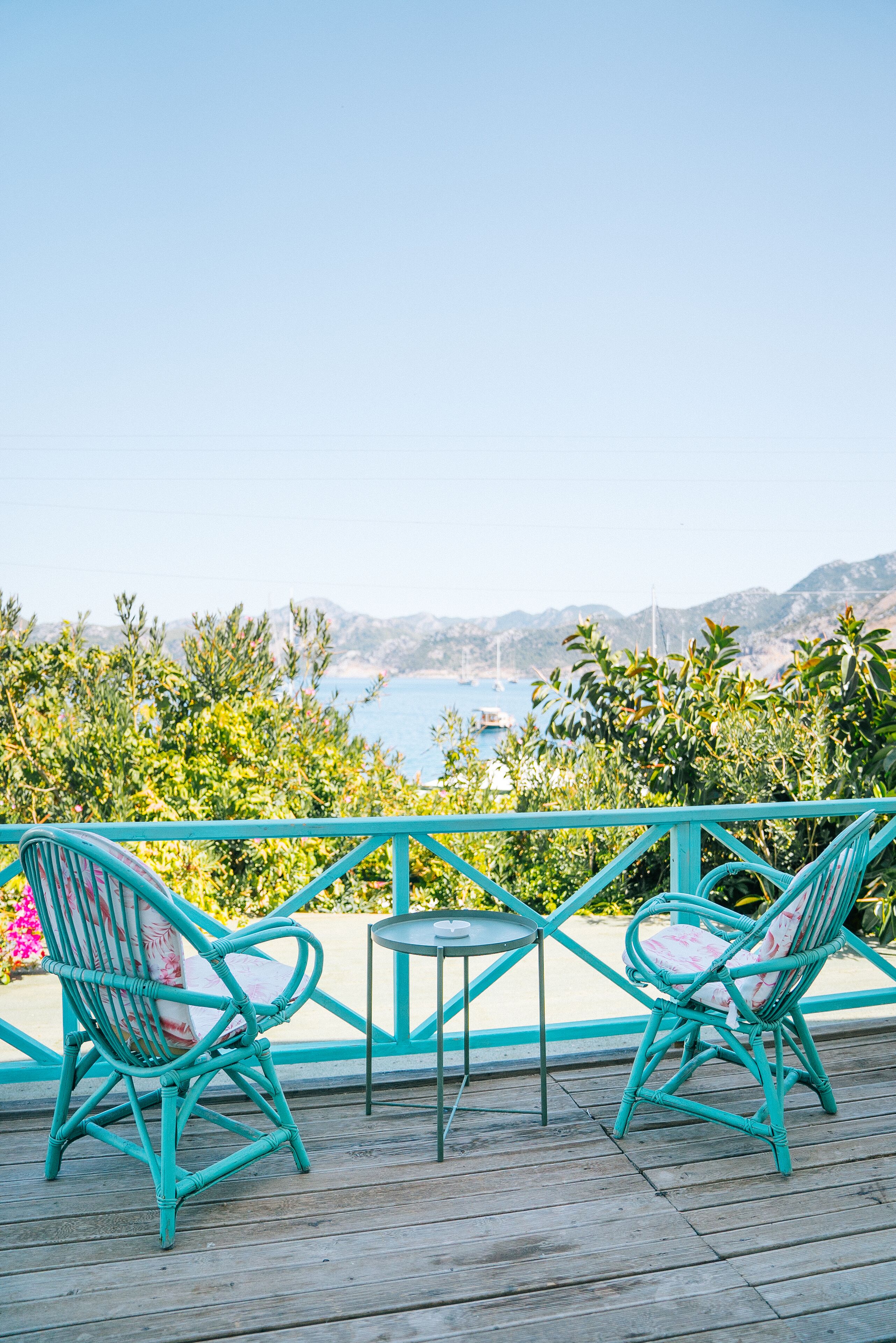 standard double room, balcony, sea view | terrace/patio