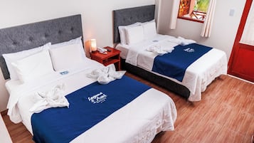 Family Quadruple Room | Memory foam beds, bed sheets