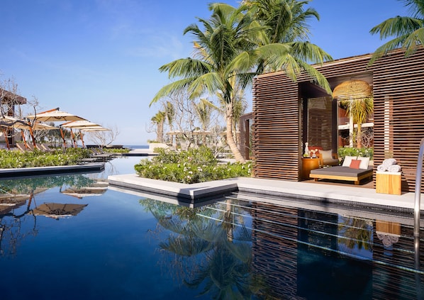 4 outdoor pools, cabanas (surcharge), pool umbrellas - Nobu Hotel Los Cabos (Cabo San Lucas)