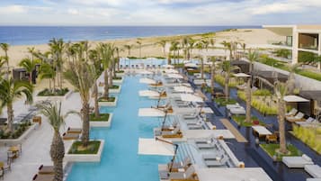 4 outdoor pools, pool cabanas (surcharge), pool umbrellas