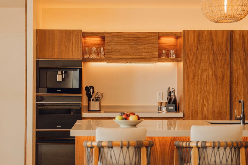 sakyu 3 bedrooms at nobu residences | private kitchen | espresso maker