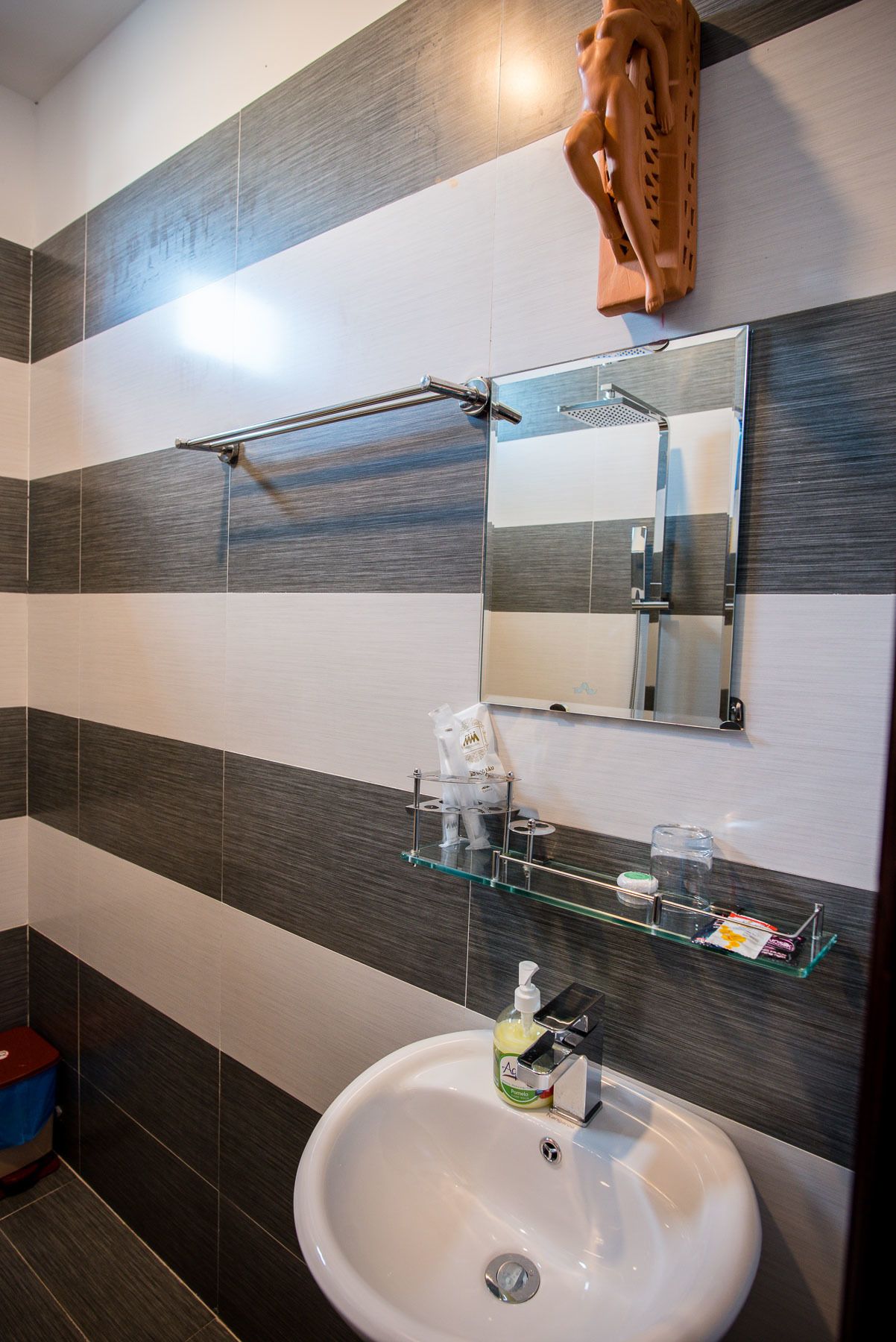 superior double room, river view | bathroom amenities | shower, rainfall showerhead, free toiletries, hair dryer