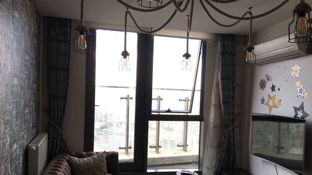Apartment | Living room | LED TV - Dumankaya Ikon 32 Floor Duplex B (Istanbul)