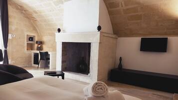 Suite Superior, 1 letto queen | 1 camera, biancheria da letto di alta qualità, copriletto in piuma