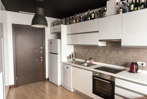 Private kitchen - Dumankaya Ikon 38 Floor 2 Bedroom B (Istanbul)