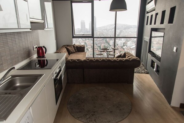 Apartment, 2 Bedrooms | Living area