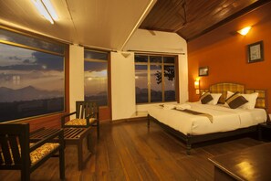 Luxury-Ferienhaus, 1 King-Bett, Nichtraucher, Bergblick | Blick auf die Berge