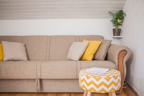 Living room - Top floor apartment (Trogir)