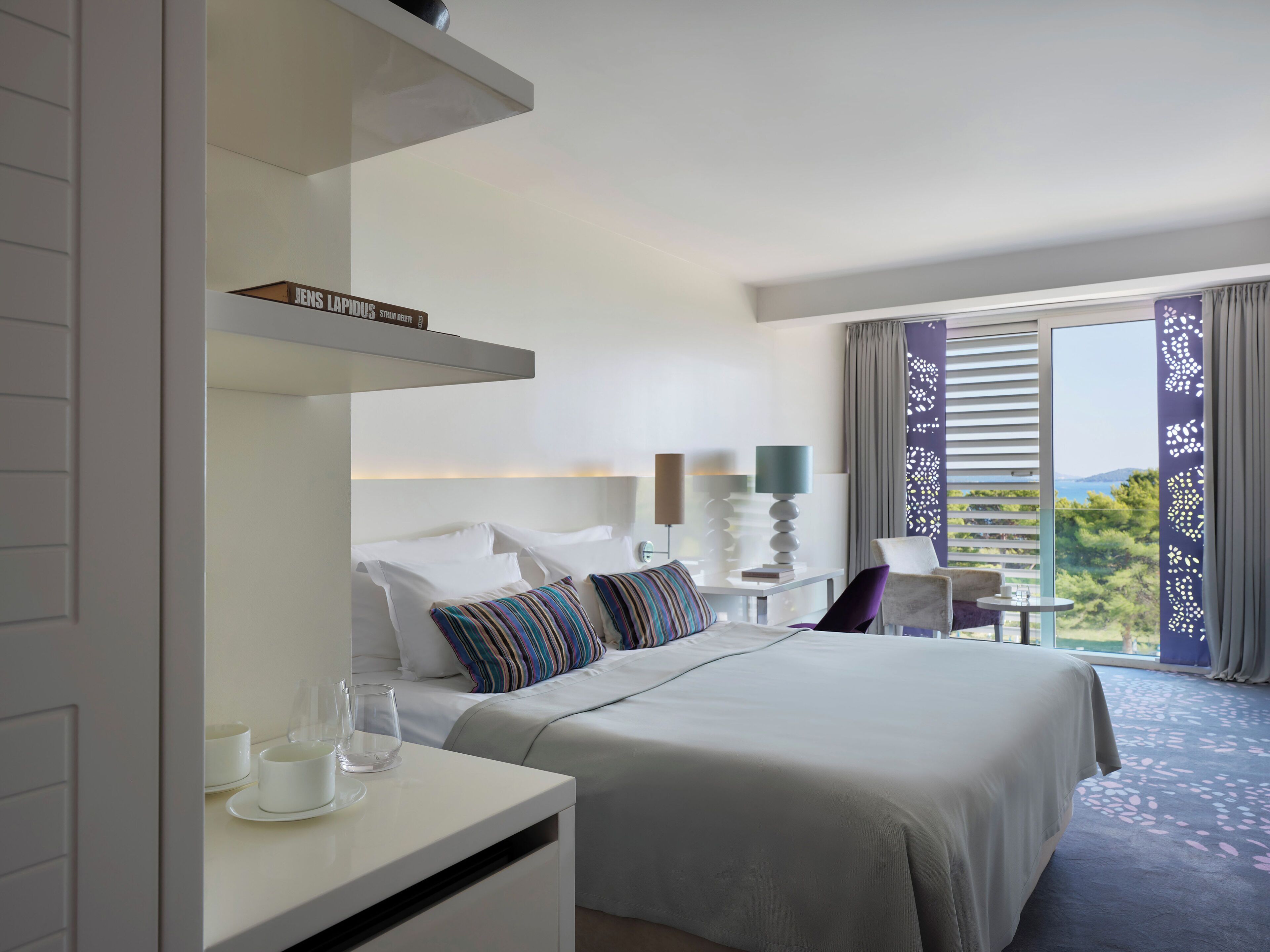 Double Room 22m² Sea View with French Balcony | Caja de seguridad en la habitación, escritorio y wifi gratis 