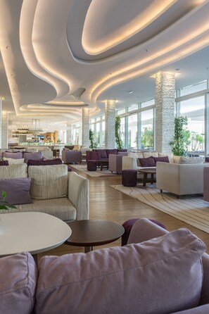 Sala de estar en el lobby