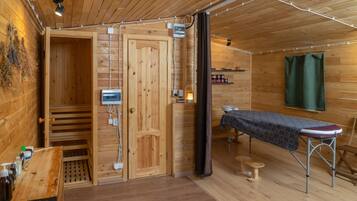 Body treatments, hydrotherapy, aromatherapy, deep-tissue massages