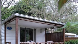 Husvogn, 2 soverom, terrasse | Terrasse/patio