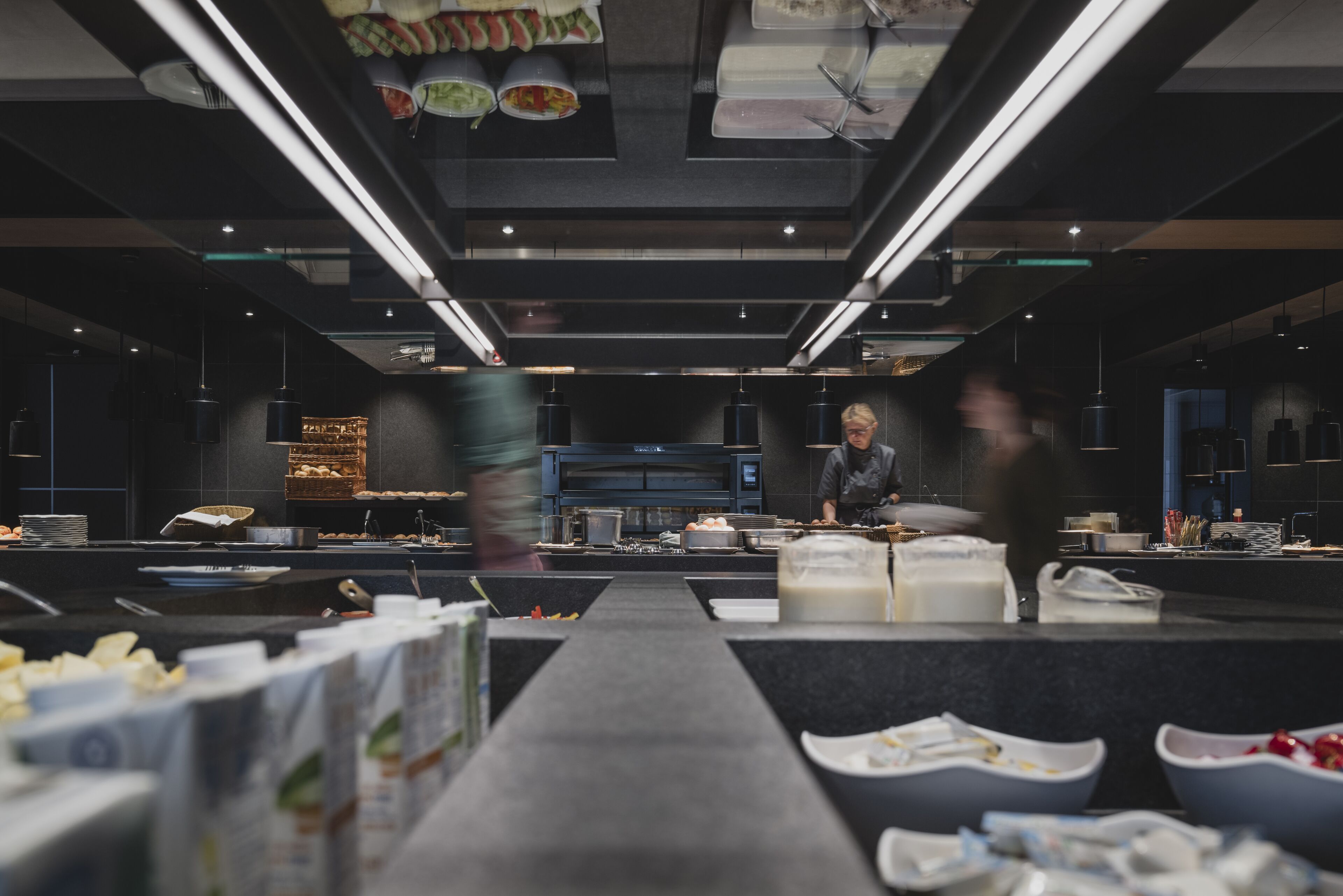 吃到飽自助式早餐