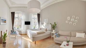 Apartamento básico, vistas a la ciudad (Riemannstrasse) | Edredones de plumas y sistema de insonorización