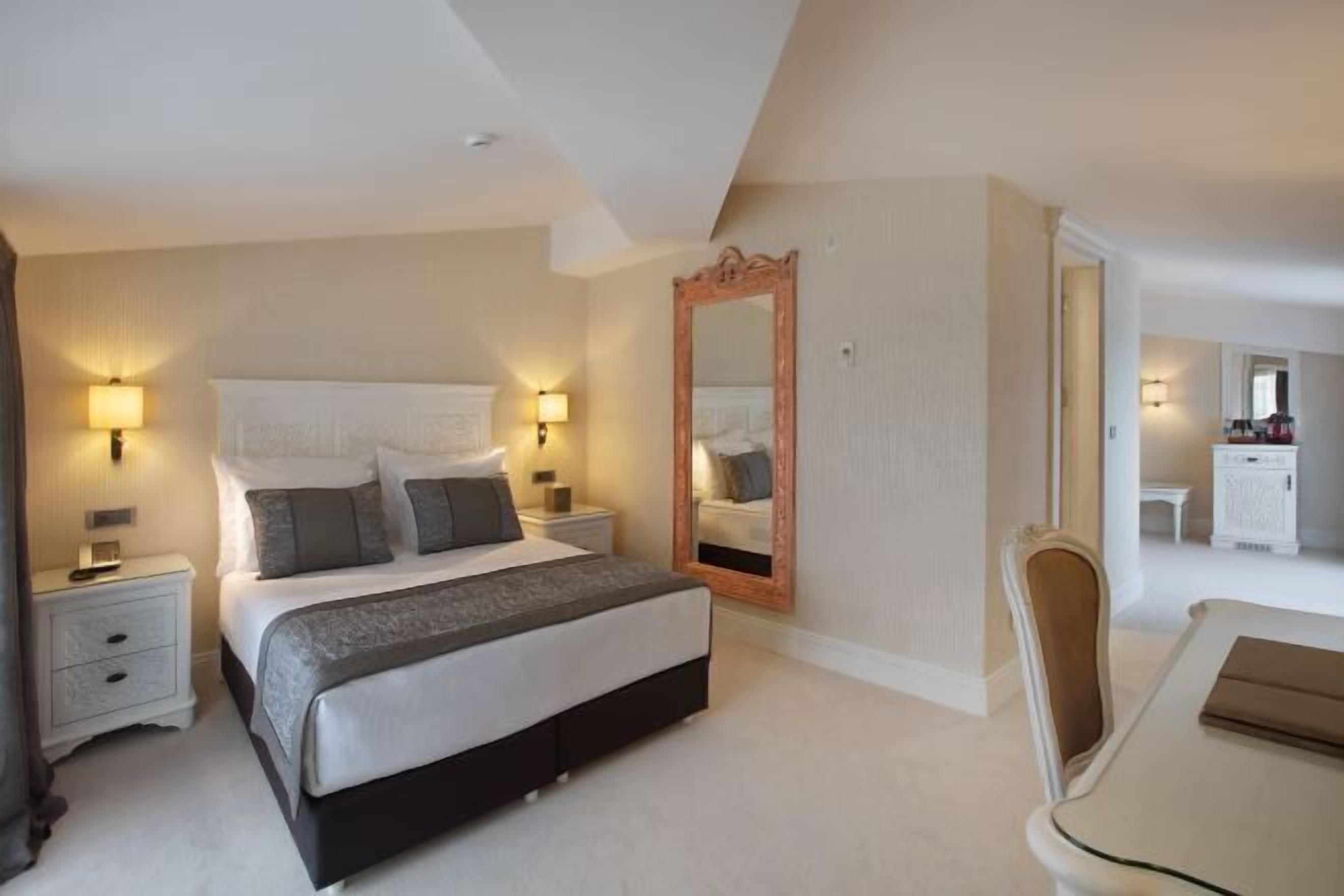 Sängtillbehör av högsta kvalitet och minibar