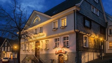 Front of property - evening/night