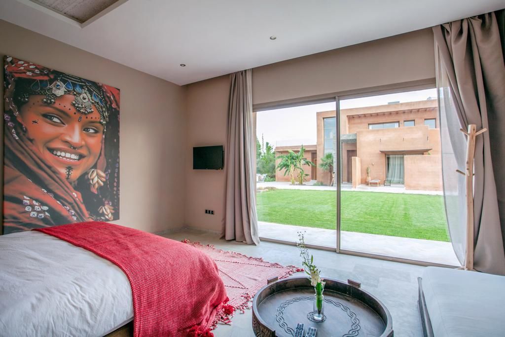 Luxury Villa, Multiple Beds, Pool View | Garden view