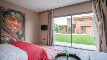 Luxury Villa, Multiple Beds, Pool View | Garden view