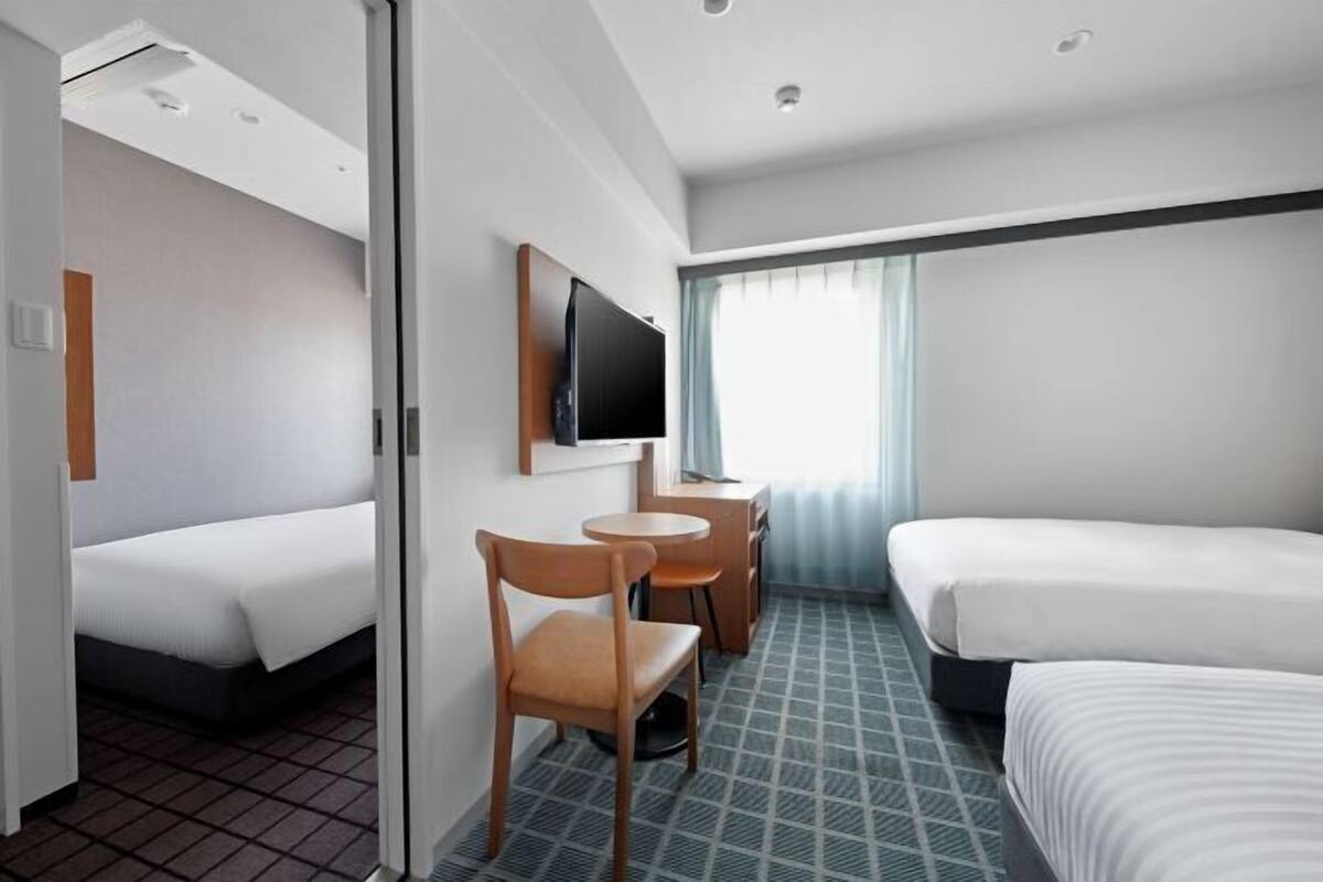 Desk, blackout curtains, iron/ironing board, free WiFi