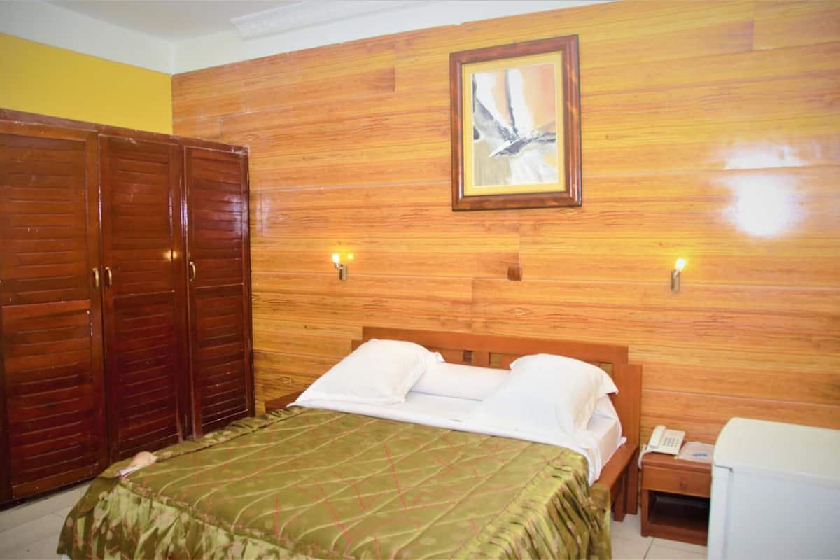 desk, blackout curtains, iron/ironing board, free wifi