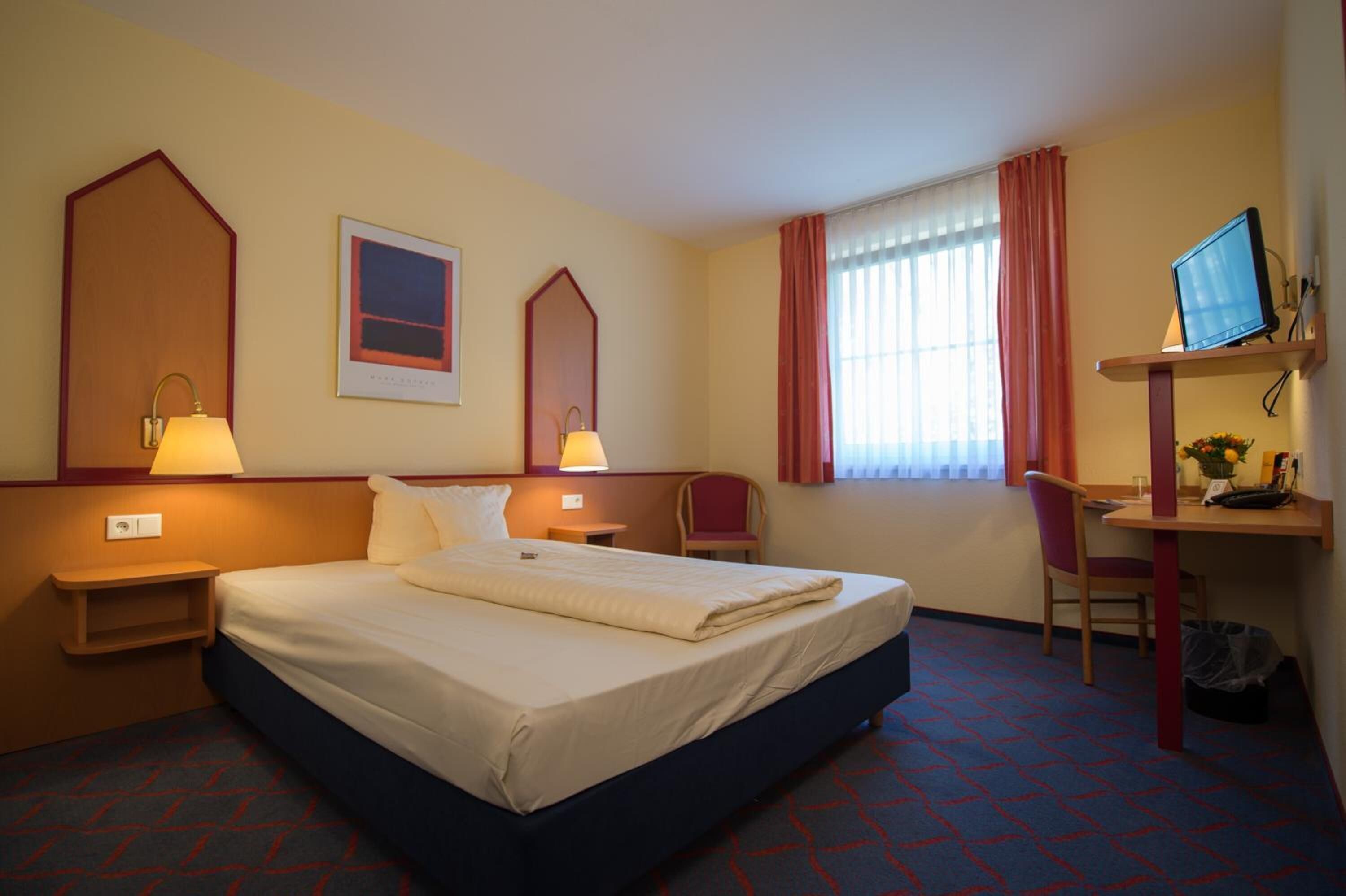 desk, laptop workspace, blackout curtains, soundproofing