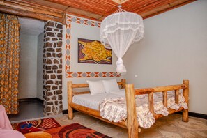 Standard Double Room | 2 bedrooms, in-room safe, blackout drapes, soundproofing - Musanze Caves Hotel (Muhoza)