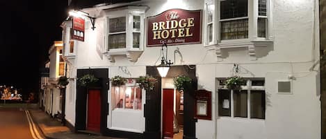 Front of property – evening/night