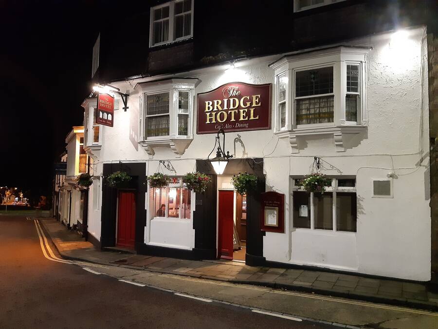 Front of property – evening/night