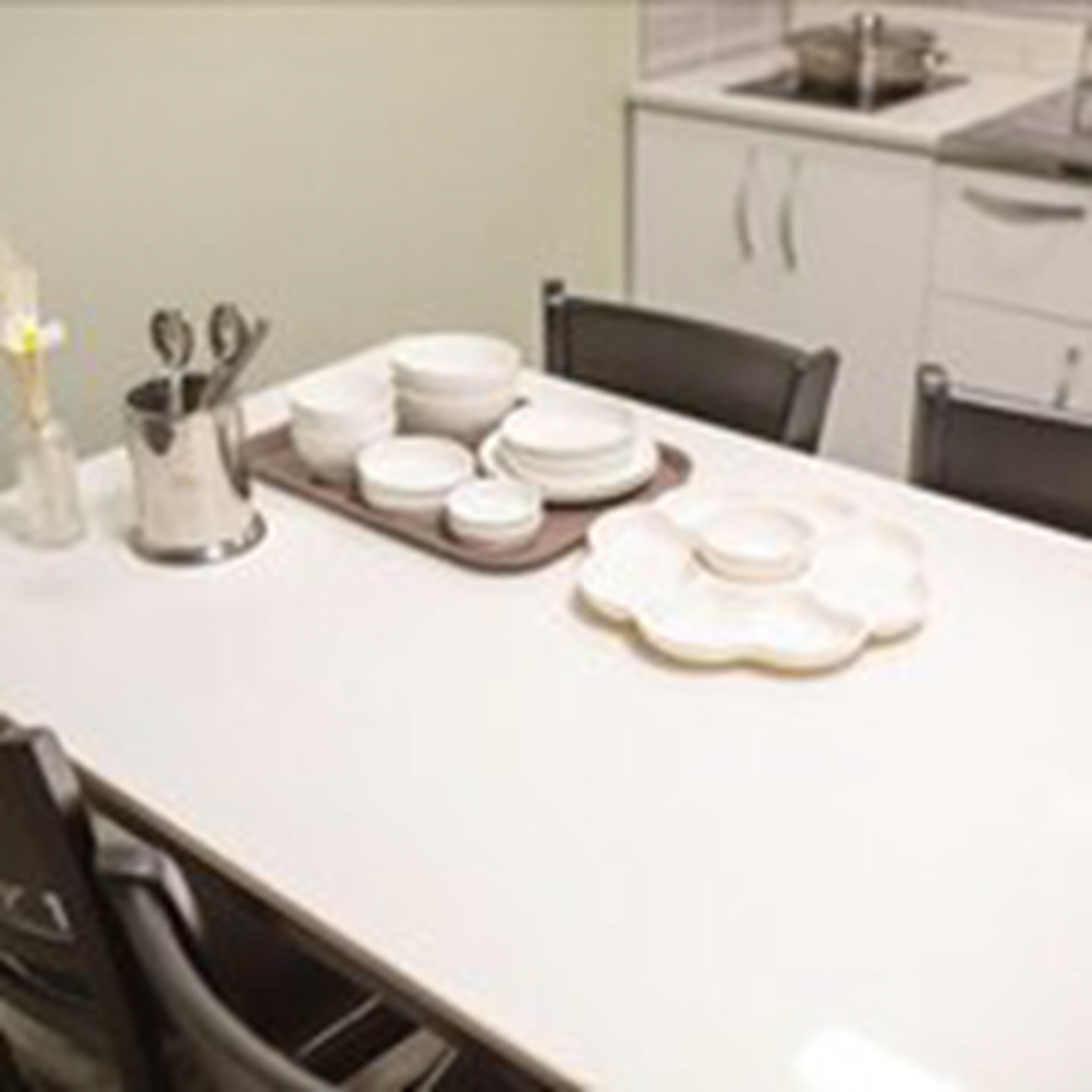 fridge, microwave, electric kettle