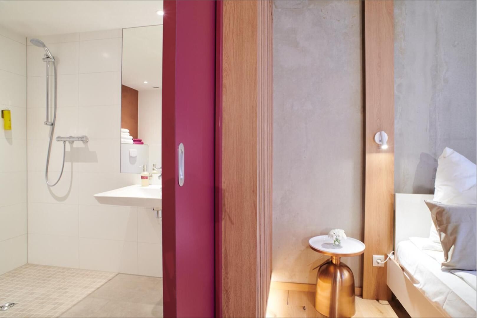 Comfort-Doppelzimmer, 1 Schlafzimmer (Nr. 5) | Badezimmer | Dusche, Haartrockner, Handtücher, Seife