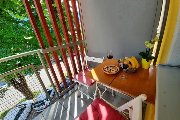 Apartamento Confort, sauna, vistas a la ciudad | Terraza o patio