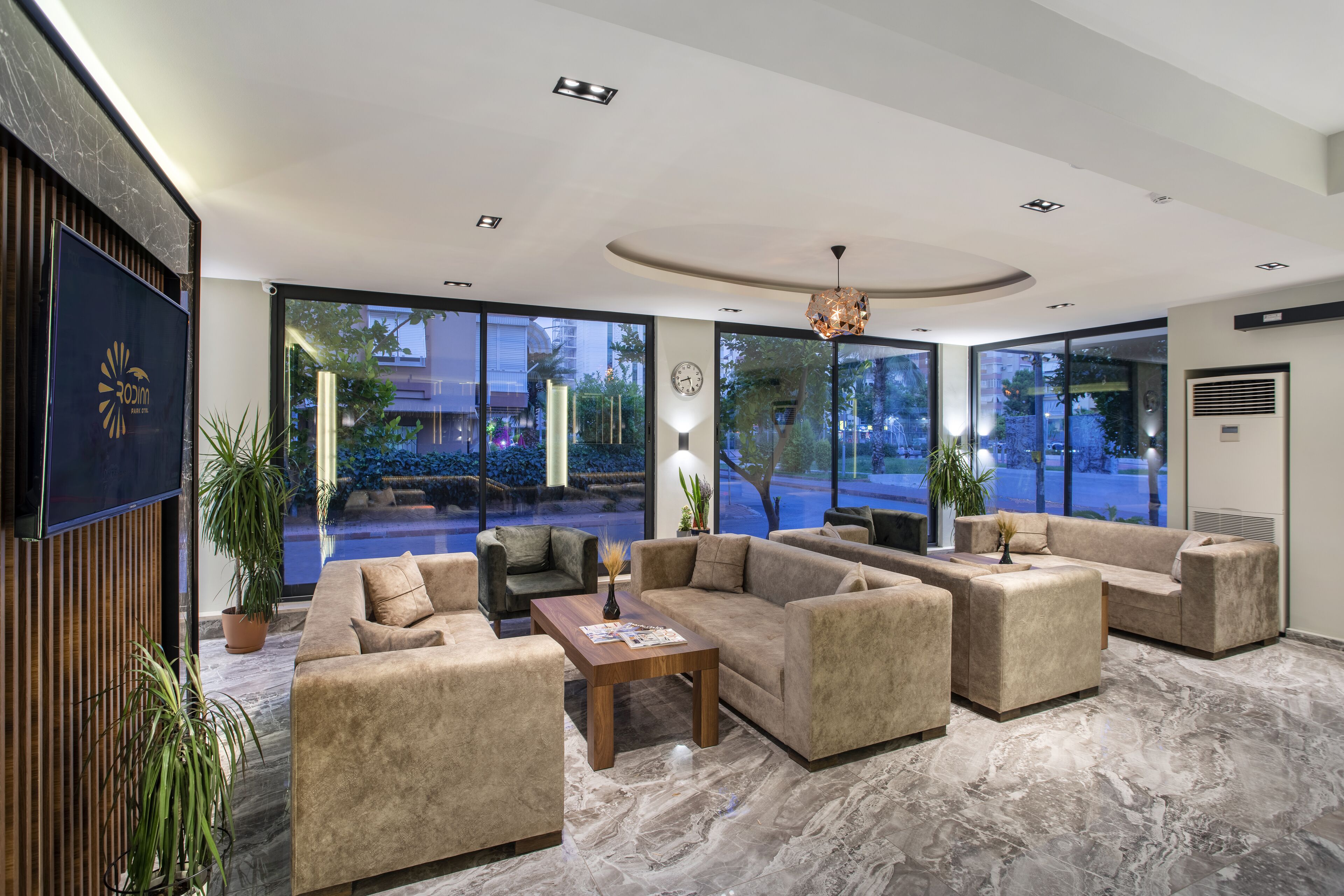 Àrea amb seients del vestíbul