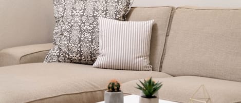 Apartment, 3 Bedrooms | Living area | Flat-screen TV