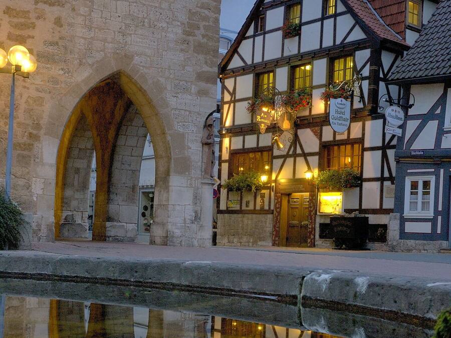 Front of property - evening/night