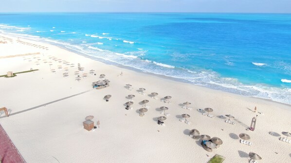 Accommodatie ligt op het strand