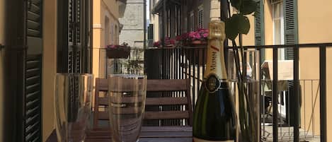 Familie appartement, 1 slaapkamer, terras | Terras