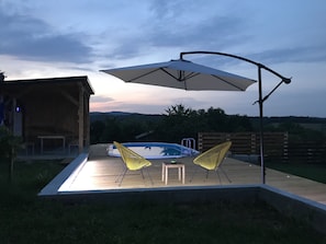 Front of property - evening/night - Holiday Home David (Sveti Ivan Zelina)
