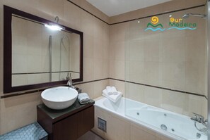 Villa, 3 Bedrooms, Private Pool, Ocean View | Bathroom | Combined shower/tub, hair dryer, bidet, towels