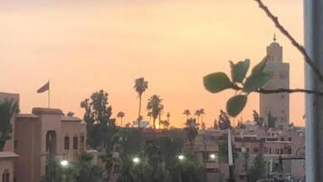 Vue depuis lâhĂ©bergement