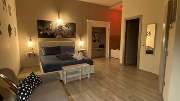 Familien-Suite, Whirlpool (Antonio De Curtis) | Bettwäsche aus ägyptischer Baumwolle, hochwertige Bettwaren