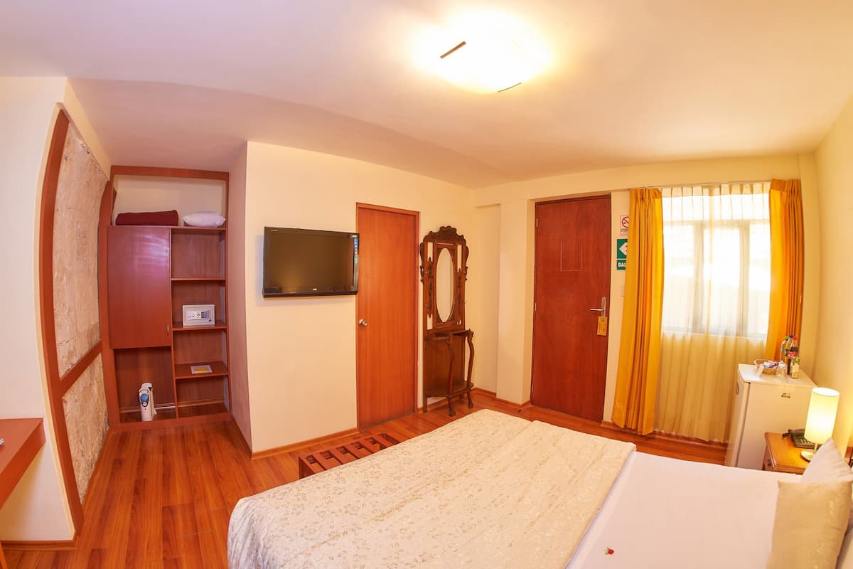 Habitación individual, 1 cama Queen size, para no fumadores | Caja de seguridad en la habitación, wifi gratis y ropa de cama