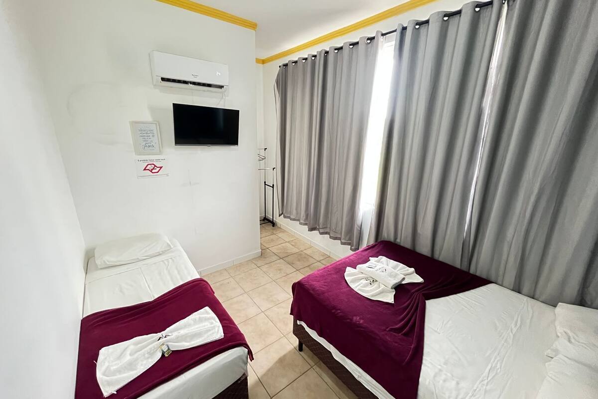 Standard Double Room, Multiple Beds | In-room safe, soundproofing, iron/ironing board, free WiFi